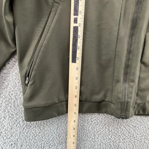 Lululemon Jacket Mens Large Green Division Track Jacket Full Zip Pique Casual - Picture 3 of 8